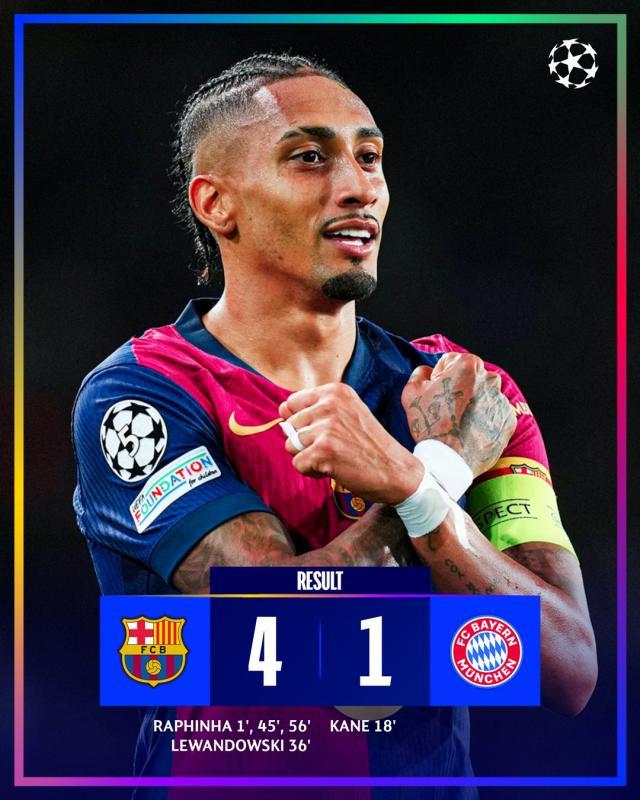 PG电子官方网站-【欧冠】巴萨4比1复仇拜仁，拉菲戴帽，莱万弑旧主